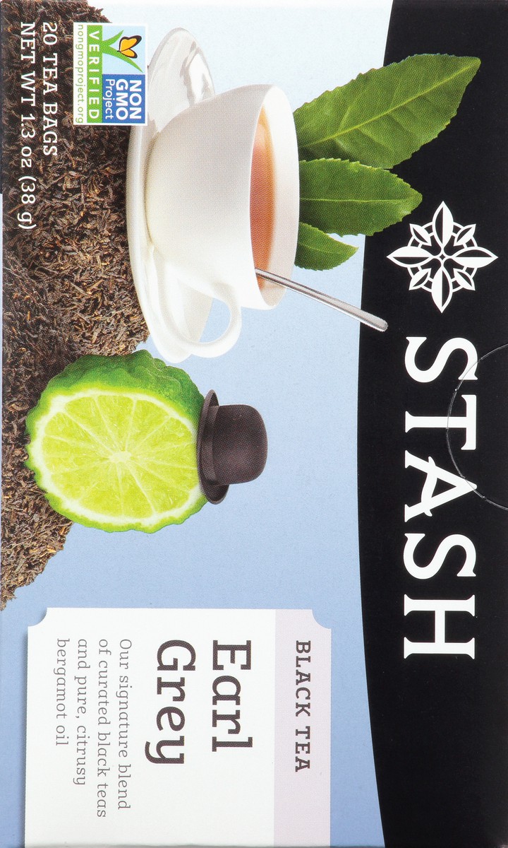 slide 8 of 12, Stash Tea Bags Earl Grey Black Tea - 20 ct, 20 ct