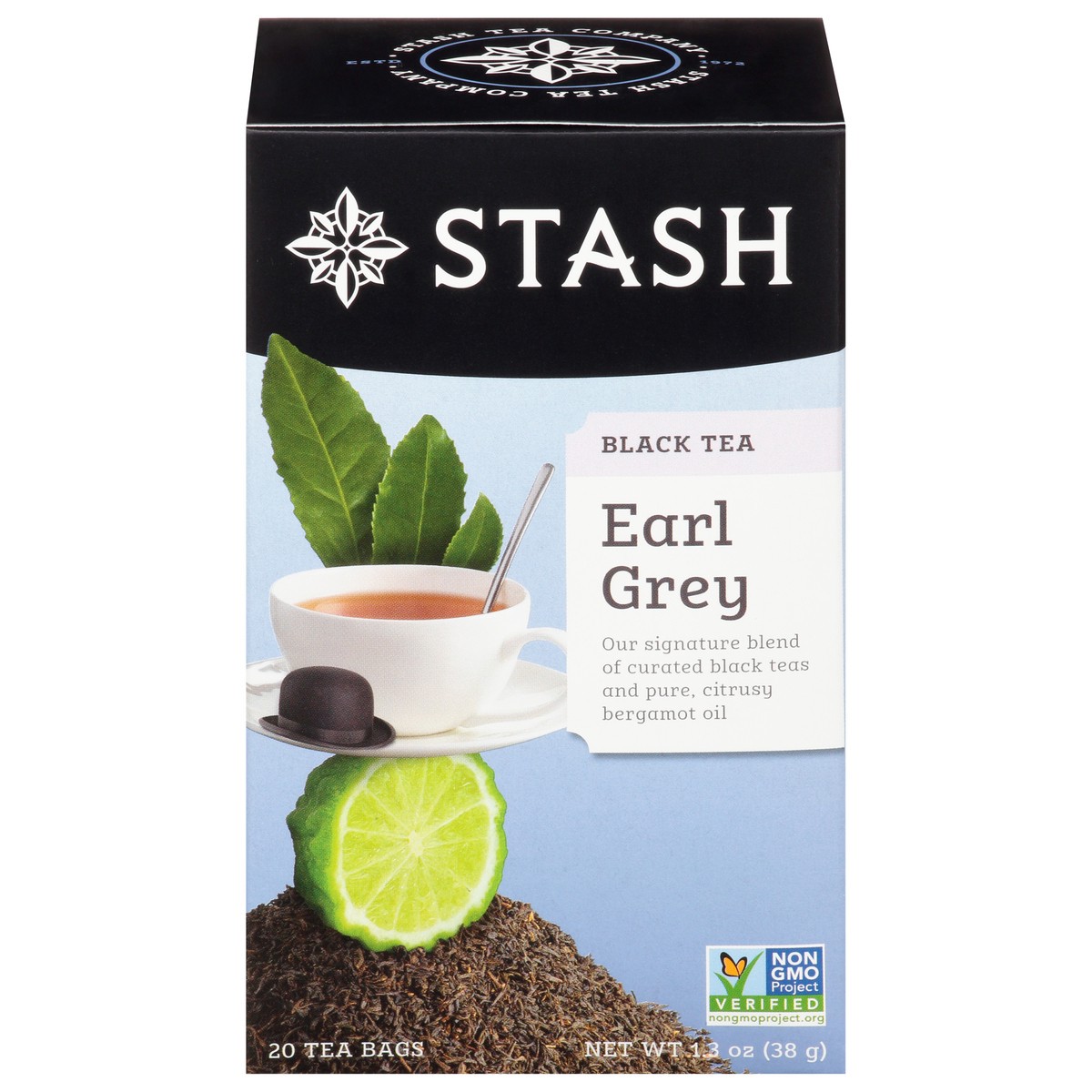 slide 10 of 12, Stash Tea Bags Earl Grey Black Tea - 20 ct, 20 ct