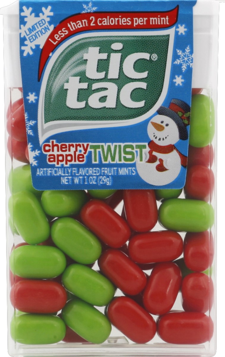 slide 4 of 4, Tic Tac Cherry Apple Twist Mints, 1 oz