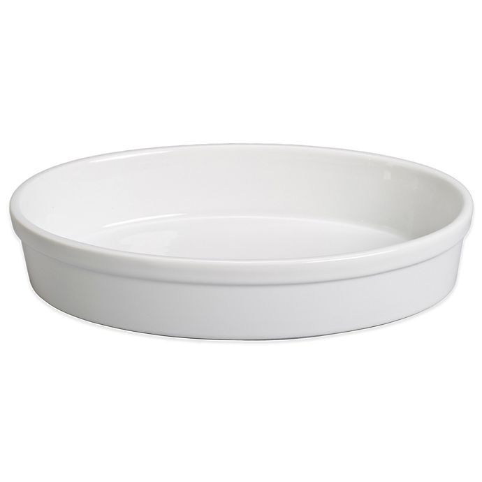 slide 1 of 1, BIA Cordon Bleu Porcelain Oval Baking Dish - White, 12.6 in