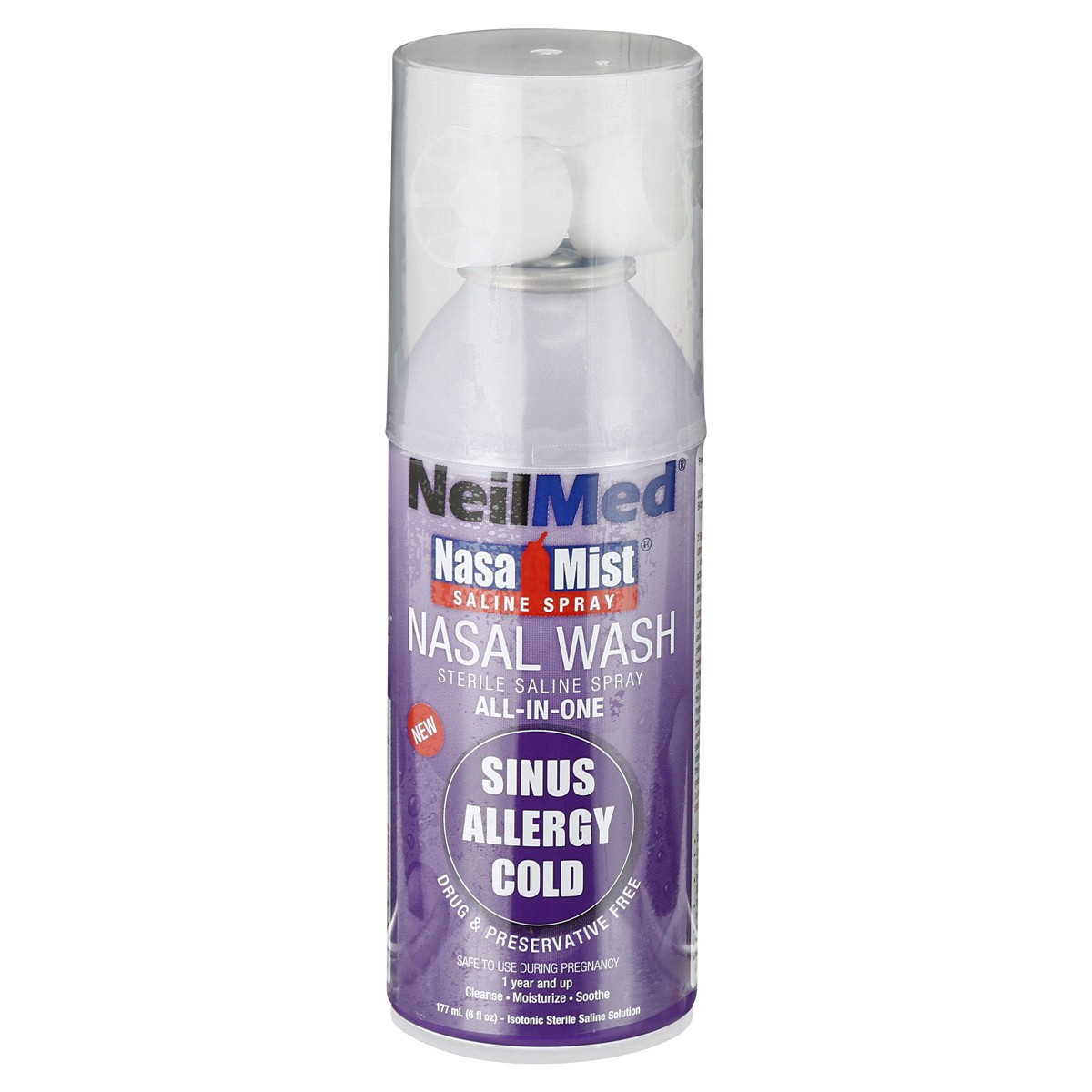 slide 1 of 5, NeilMed Nasal Wash, 1 ct