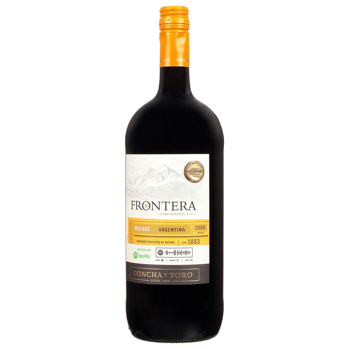 slide 3 of 9, Frontera Argentina Malbec 1.5 lt Bottle, 1.50 liter