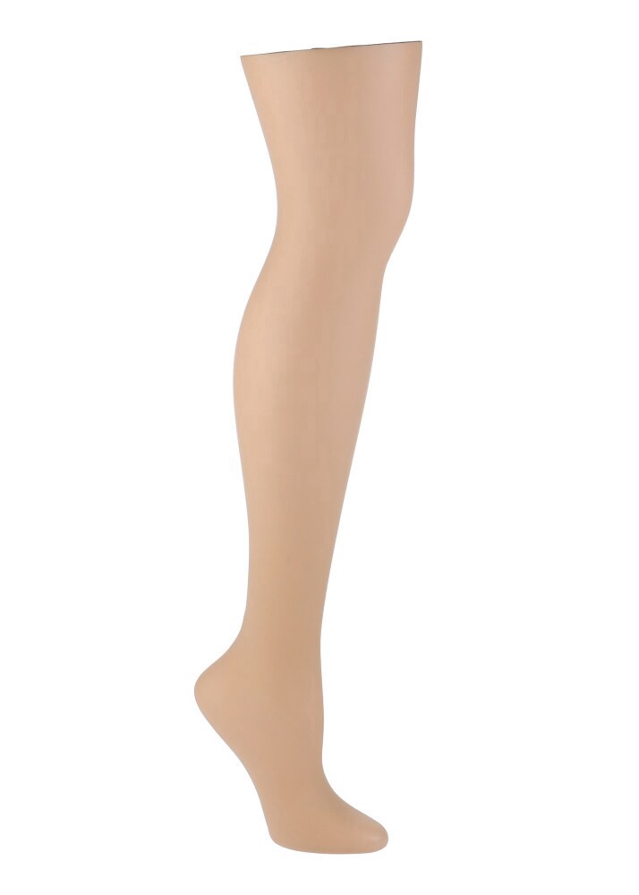 slide 2 of 2, Ellen Tracy® Run Resistant Control Top Sheer Tights - Nude, 1 ct