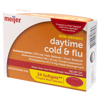 slide 8 of 9, Meijer DayTime Cold & Flu, 24 ct