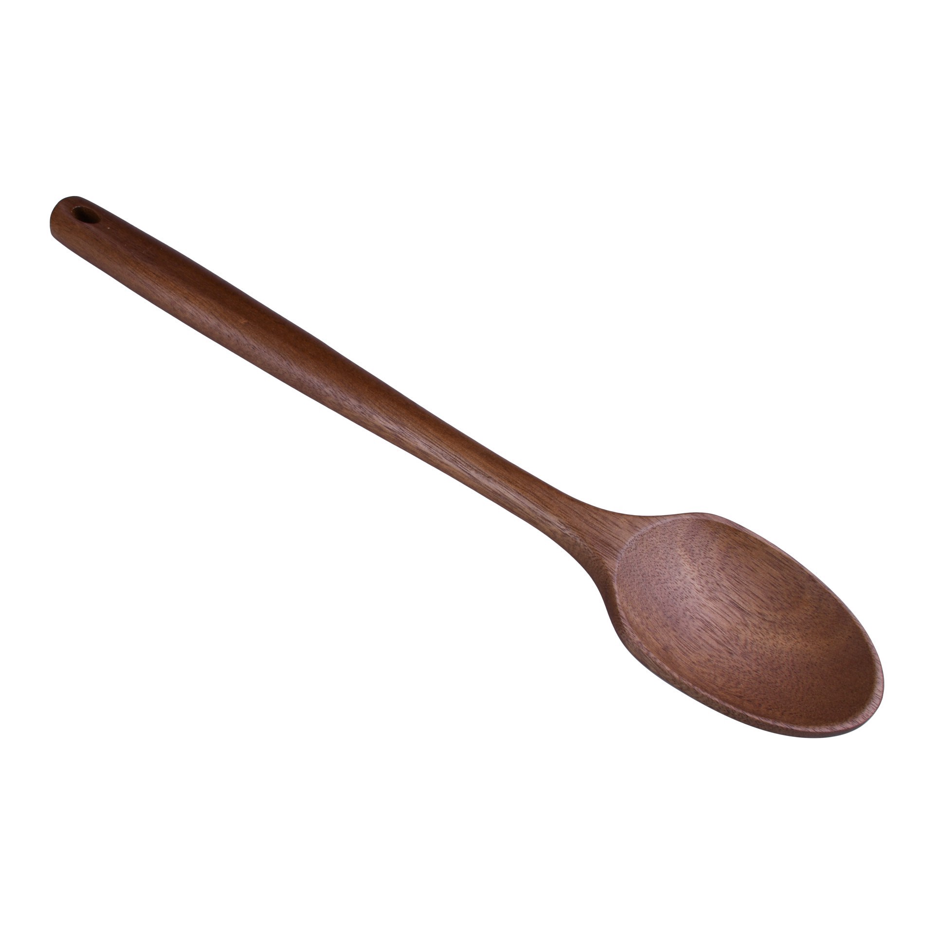 slide 2 of 3, 13" Acacia Wood Solid Spoon By Makery, 13 in x 2.75 in