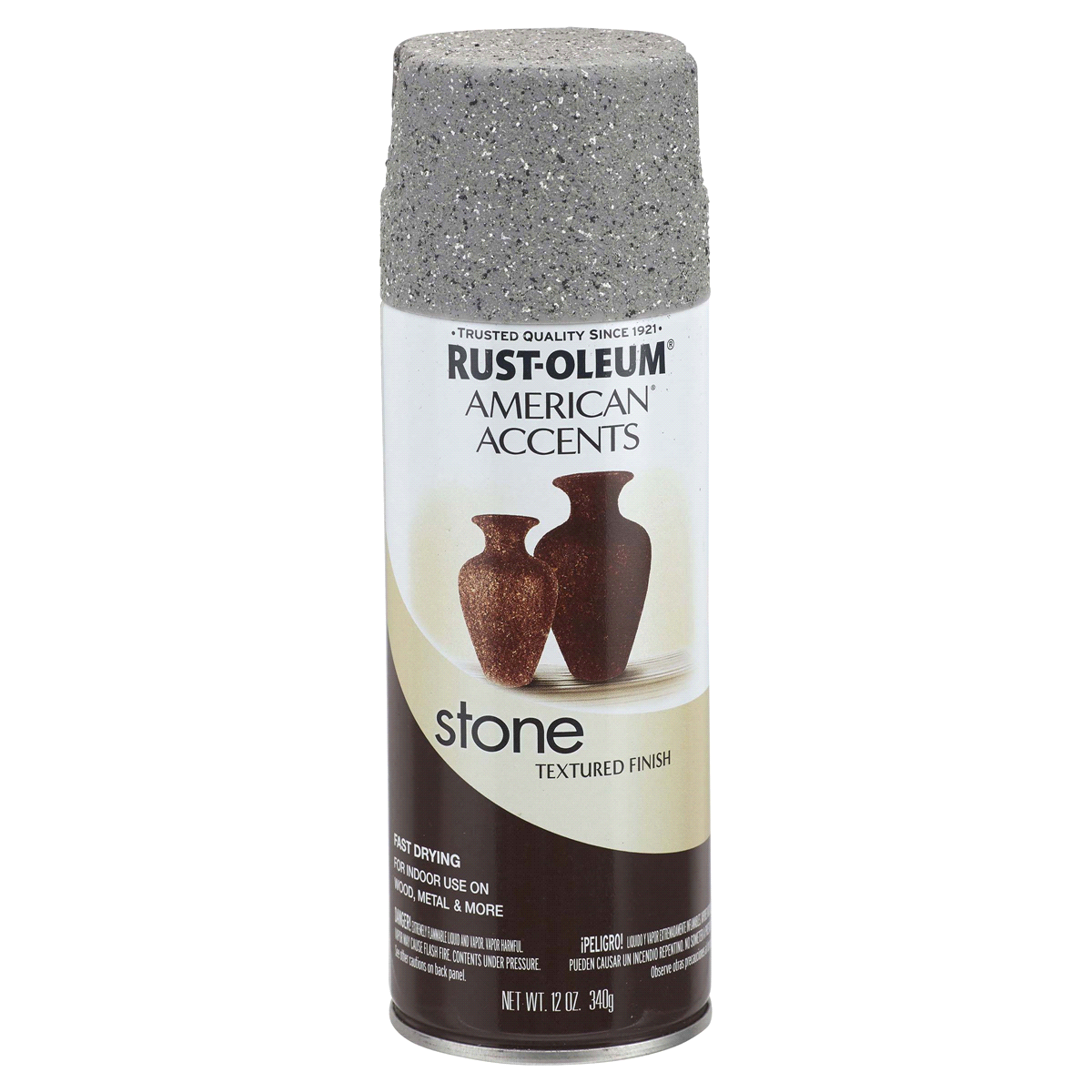 slide 1 of 1, Rust-Oleum American Accents Stone Creations Spray - 7992830, Gray, 12 oz