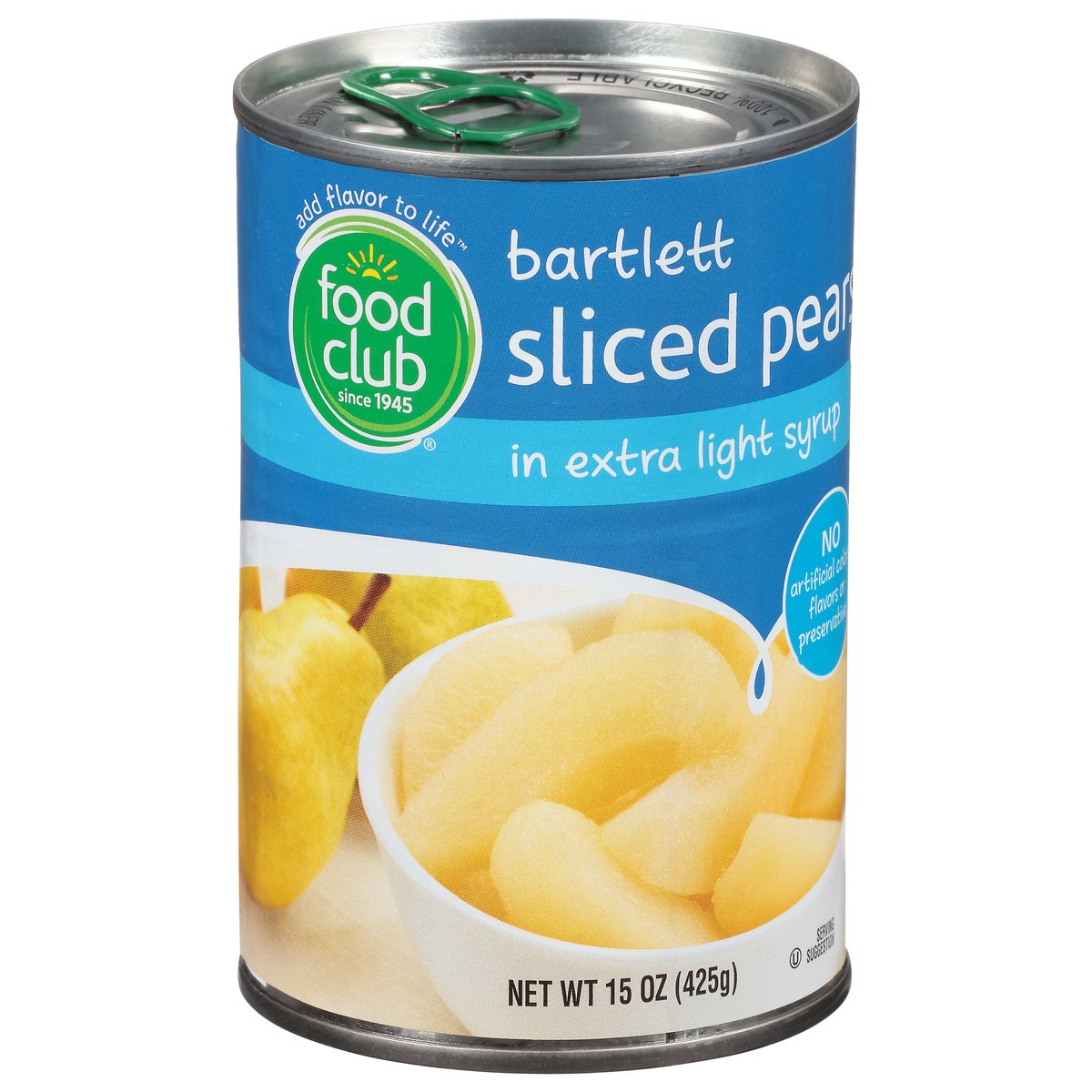 slide 2 of 14, Food Club Bartlett Sliced Pears in Extra Light Syrup 15 oz, 15 oz