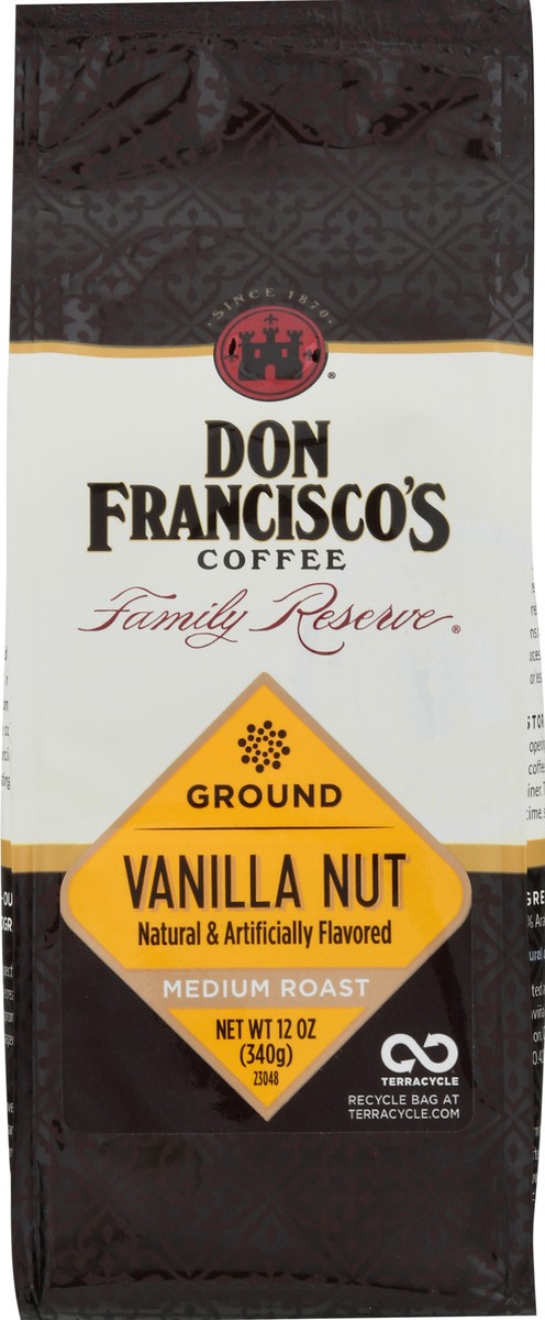 slide 6 of 9, Don Francisco's Family Reserve Medium Roast Ground Vanilla Nut Coffee 12 oz, 