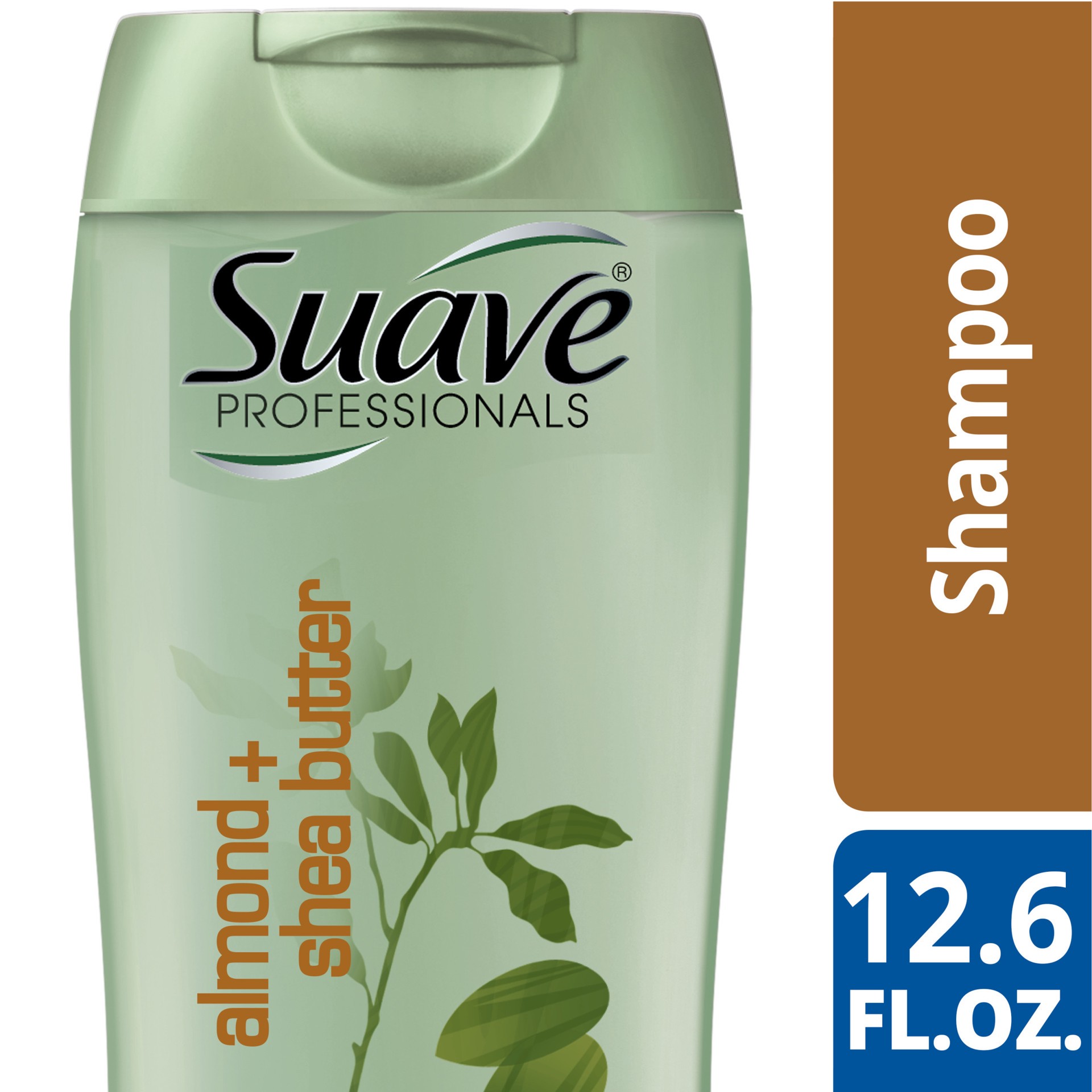 slide 1 of 9, Suave Shampoo Almond + Shea Butter Moisturizing Shampoo Paraben Free Shampoo 12.6 oz, 12.6 fl oz