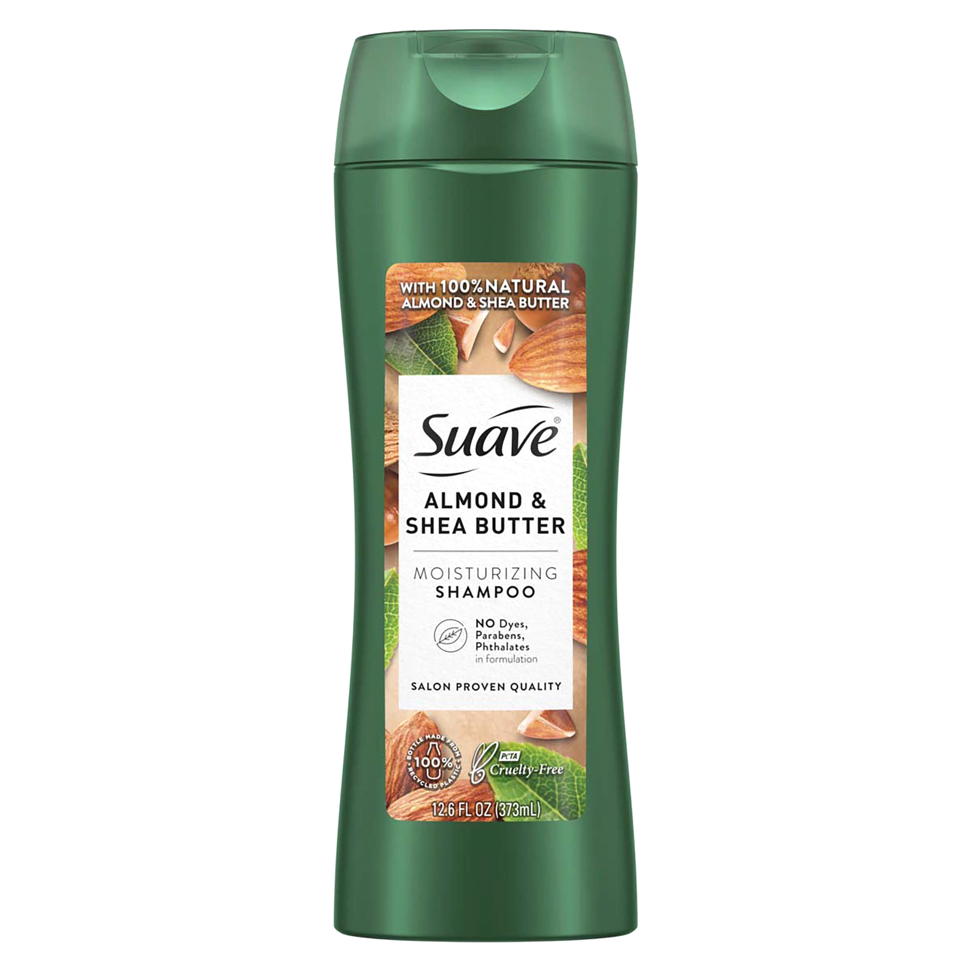 slide 5 of 9, Suave Shampoo Almond + Shea Butter Moisturizing Shampoo Paraben Free Shampoo 12.6 oz, 12.6 fl oz