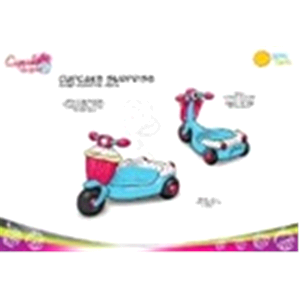 slide 1 of 1, Cupcake Surprise Scooter & Princess Doll, 1 ct