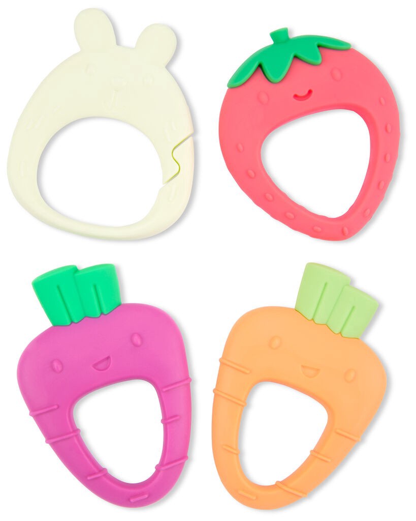 slide 2 of 3, Skiphop Farmstand Teether & Play Baby Toy Multi NS, 1 ct