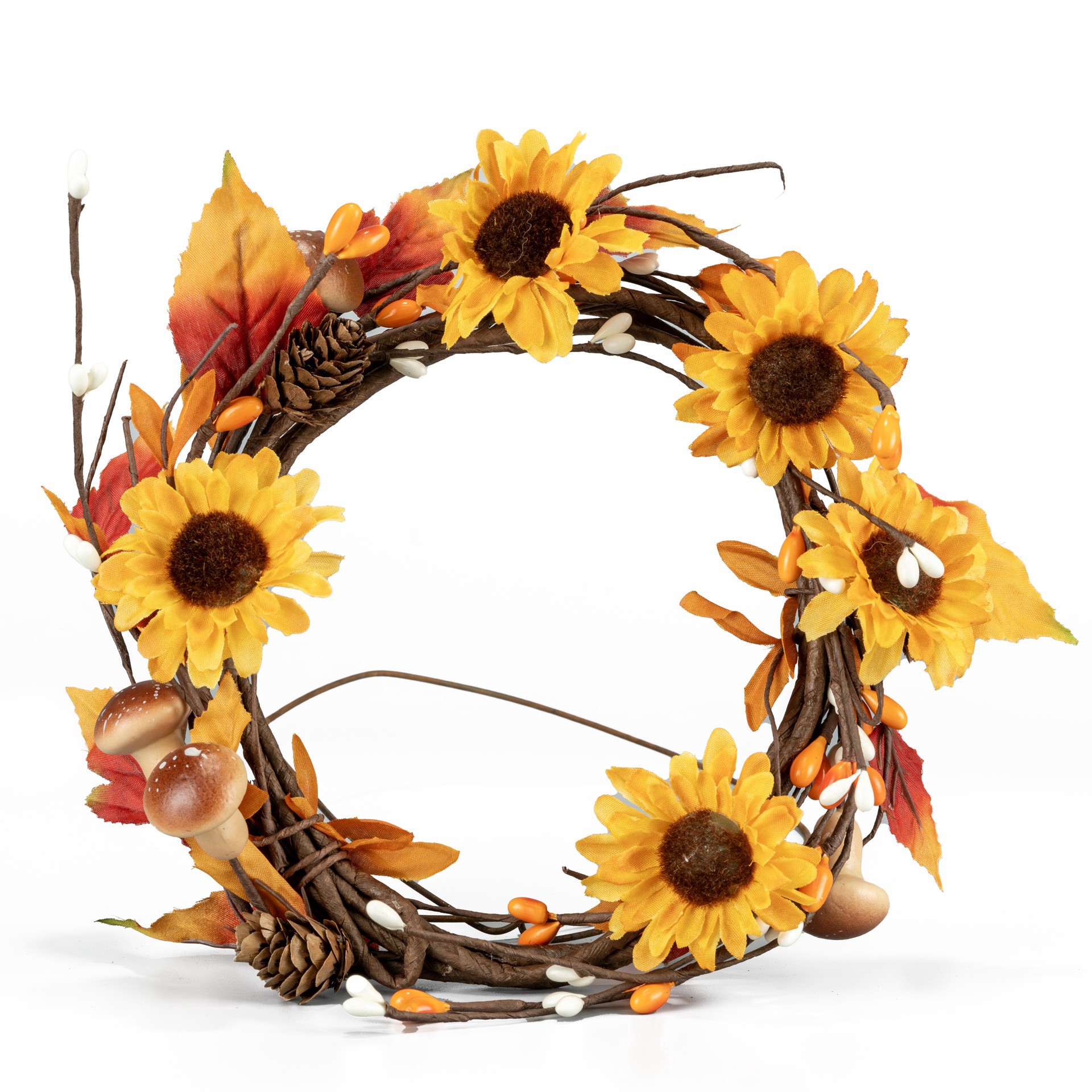 slide 2 of 2, 5ft. Sunflower Coiled Garland By Ashland, 5 ft