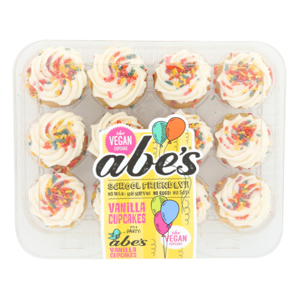 slide 1 of 1, Abe's Cupcakes Vanilla, 12.5 oz