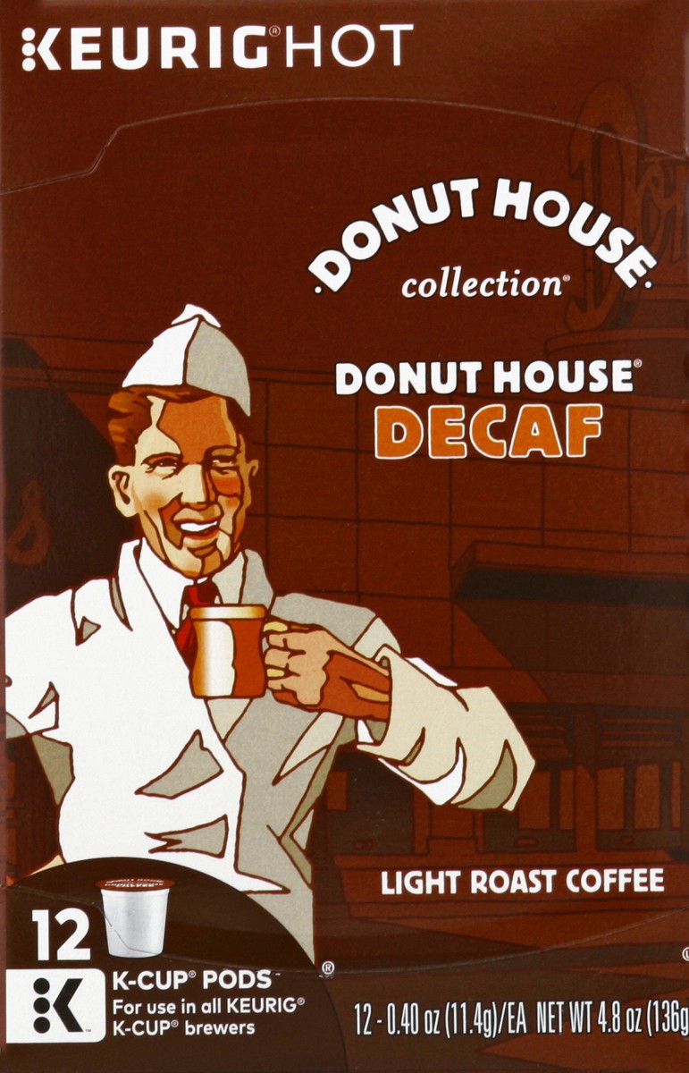 slide 4 of 4, Donut House Green Mountain Coffee Donut House Decaf K-Cups, 12 ct