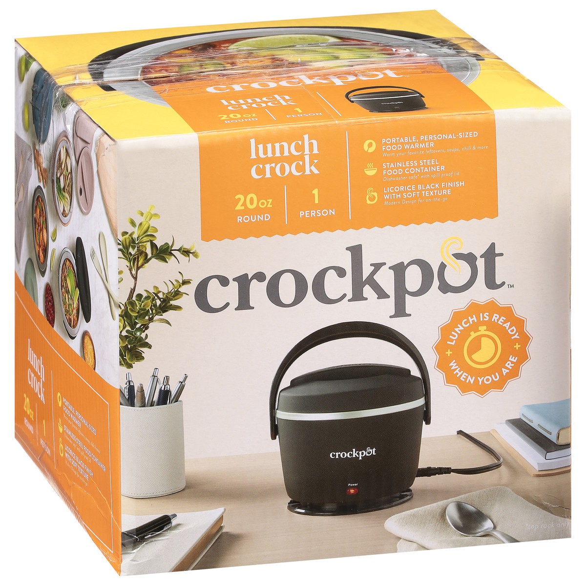 slide 10 of 11, Crock-Pot 20 Ounce Round Lunch Crock 1 ea, 1 ct