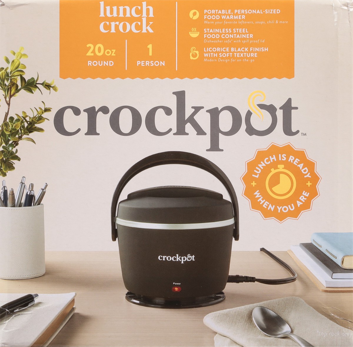 slide 4 of 11, Crock-Pot 20 Ounce Round Lunch Crock 1 ea, 1 ct