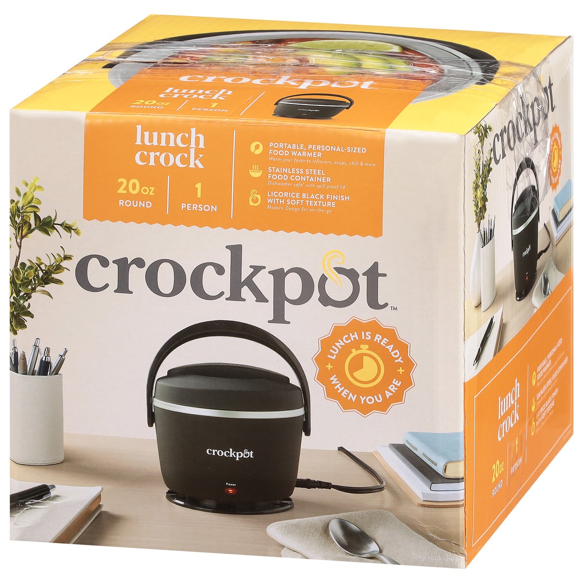 slide 7 of 11, Crock-Pot 20 Ounce Round Lunch Crock 1 ea, 1 ct