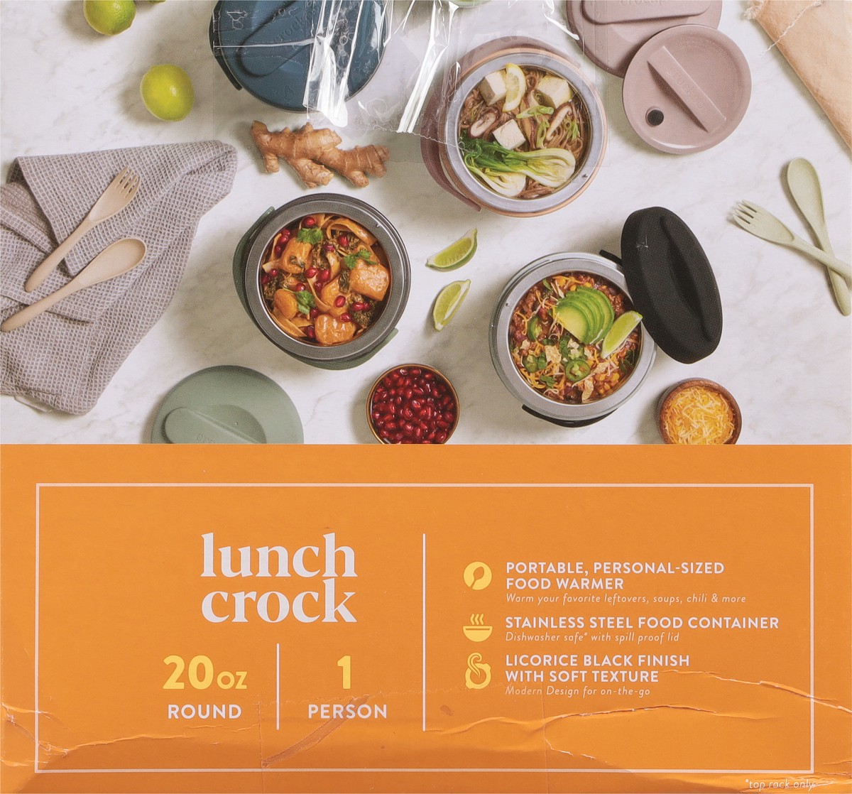 slide 9 of 11, Crock-Pot 20 Ounce Round Lunch Crock 1 ea, 1 ct