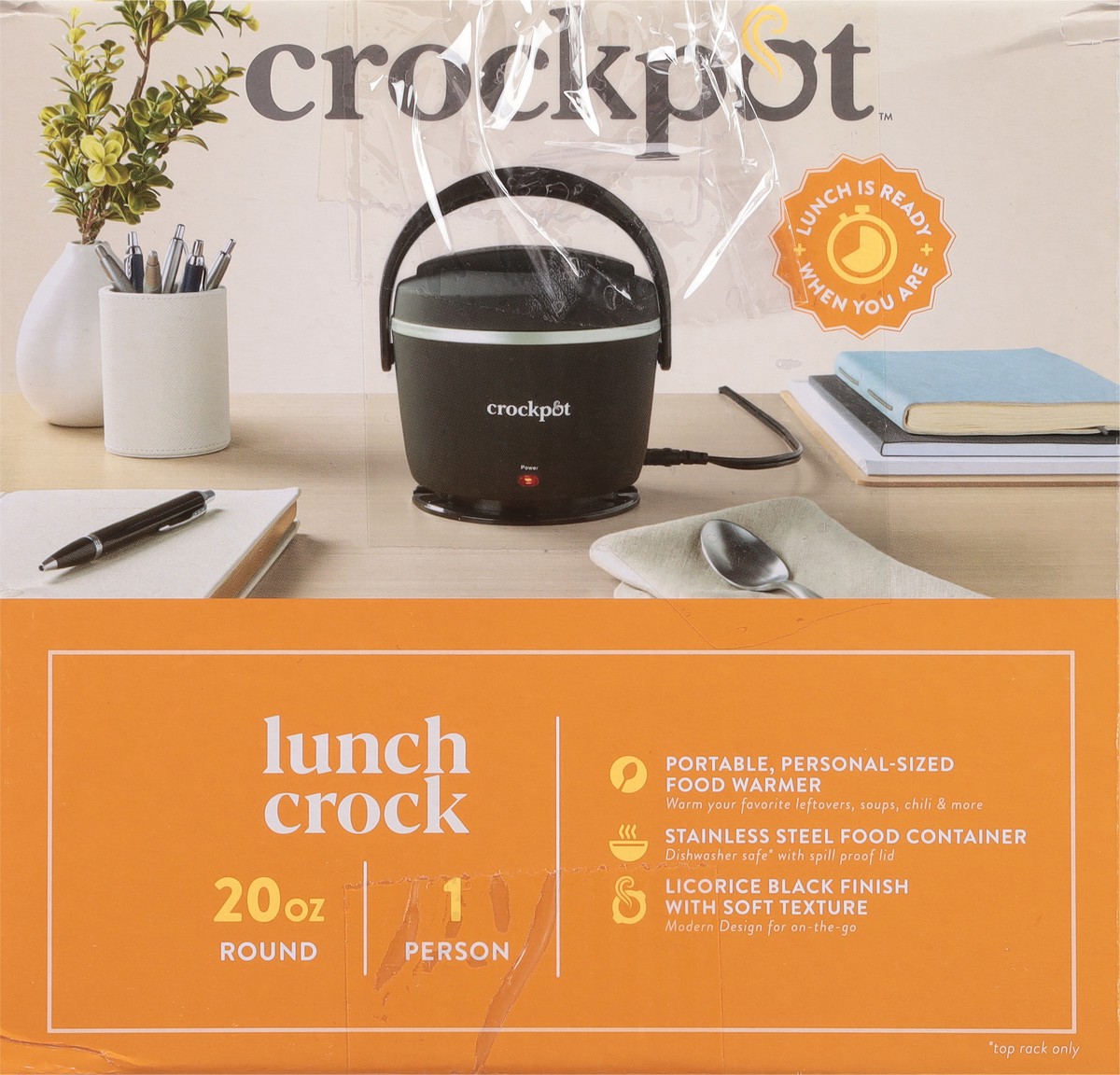 slide 3 of 11, Crock-Pot 20 Ounce Round Lunch Crock 1 ea, 1 ct