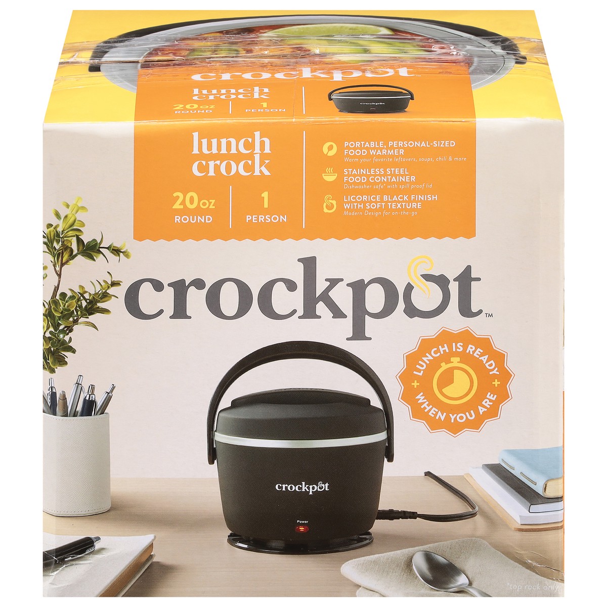 slide 1 of 11, Crock-Pot 20 Ounce Round Lunch Crock 1 ea, 1 ct