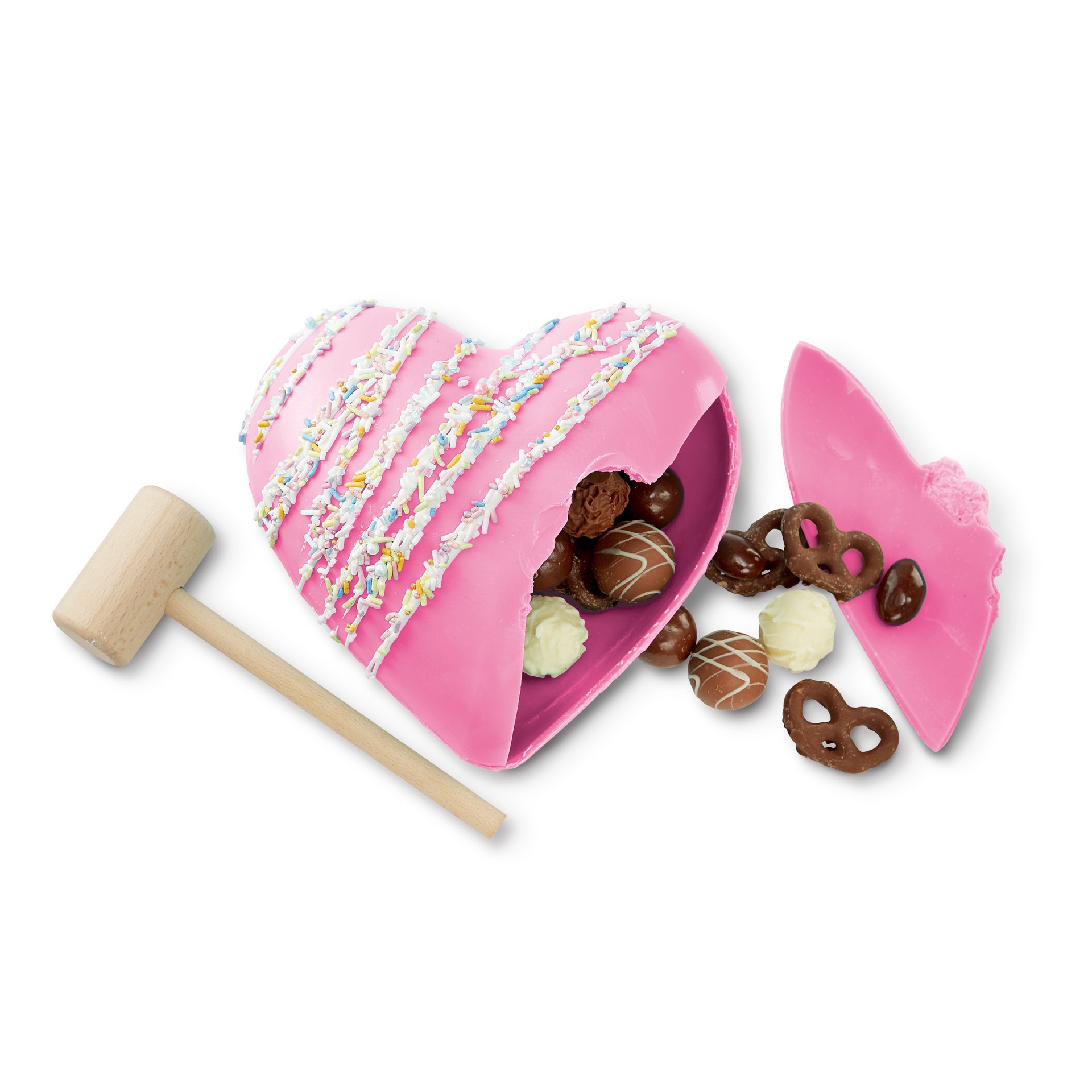 slide 3 of 4, Heart Breakable 3-Part Mold By Celebrate It, 7.25 in x 10 in