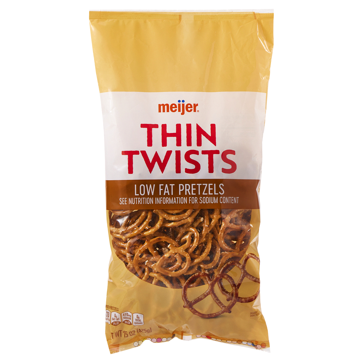 slide 1 of 2, Meijer Thin Twist Pretzels, 15 oz