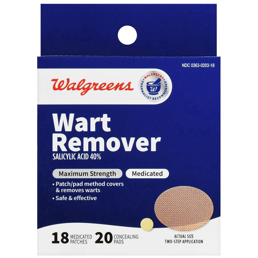 slide 5 of 5, Walgreens Medicated Wart Remover Treatment, 18 ct