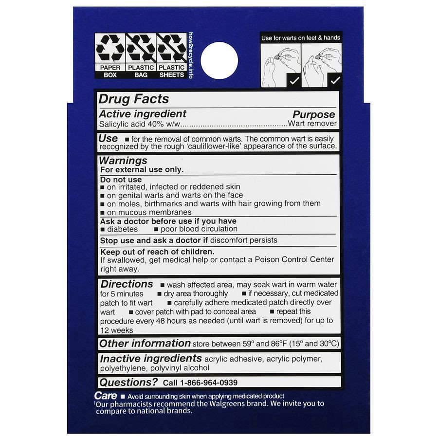 slide 2 of 5, Walgreens Medicated Wart Remover Treatment, 18 ct