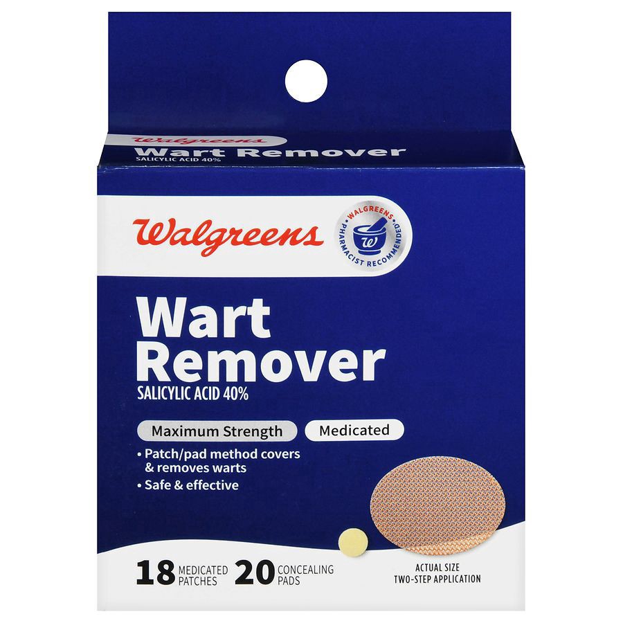 slide 1 of 5, Walgreens Medicated Wart Remover Treatment, 18 ct
