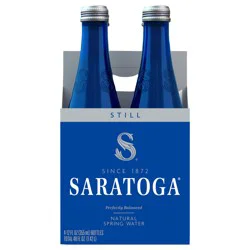 Saratoga Still Water - 4 ct; 12 fl oz Bottles