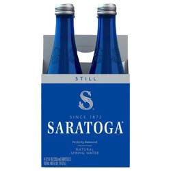 Saratoga Still Water - 4 ct; 12 fl oz Bottles