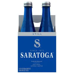 Saratoga Still Water - 4 ct; 12 fl oz Bottles