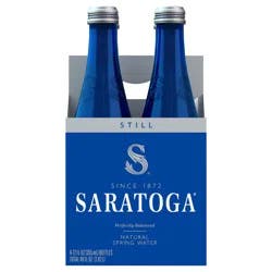 Saratoga Still Water - 4 ct; 12 fl oz Bottles
