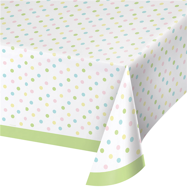 slide 1 of 1, Creative Converting Easter Dots Plastic Tablecover, 1 ct