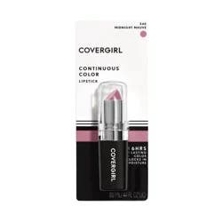 Covergirl Continuous Color Lipstick Midnight Mauve
