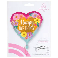 Anagram Standard Birthday 18 Inch Balloon 1 Each