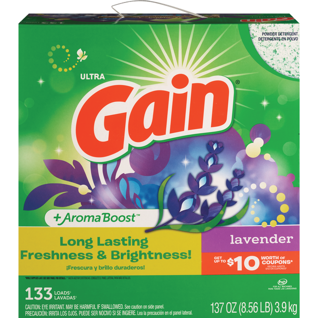 slide 1 of 1, Gain Pwd Ult Lav 2/137Z, 137 oz