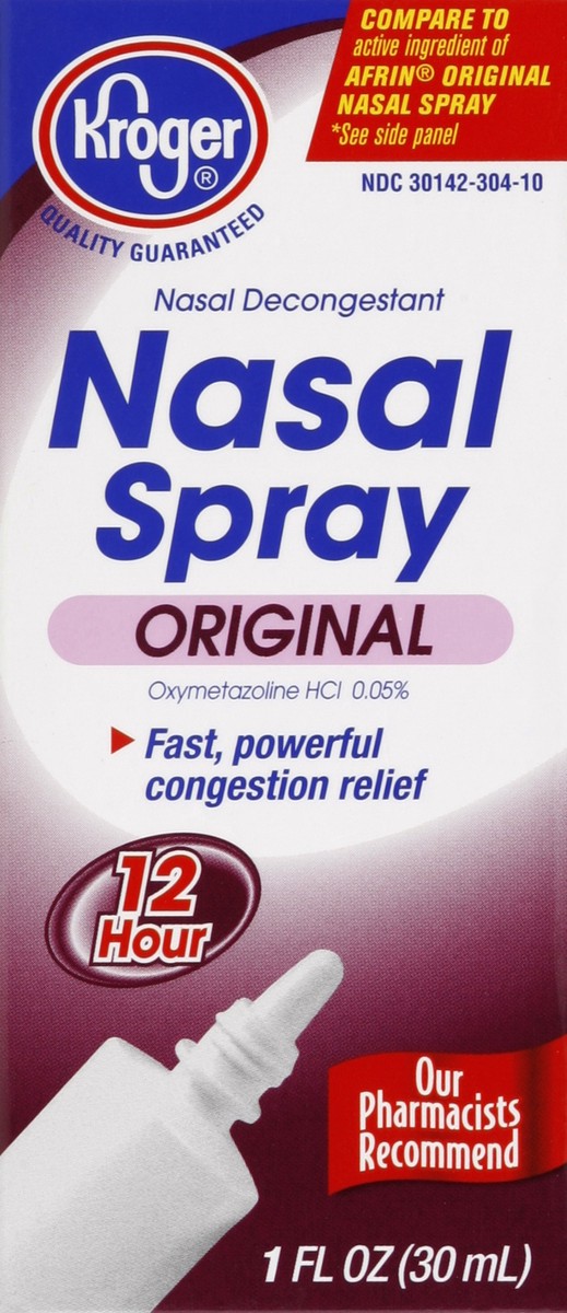 slide 5 of 6, Kroger Maximum Strength Original Nasal Spray, 1 fl oz