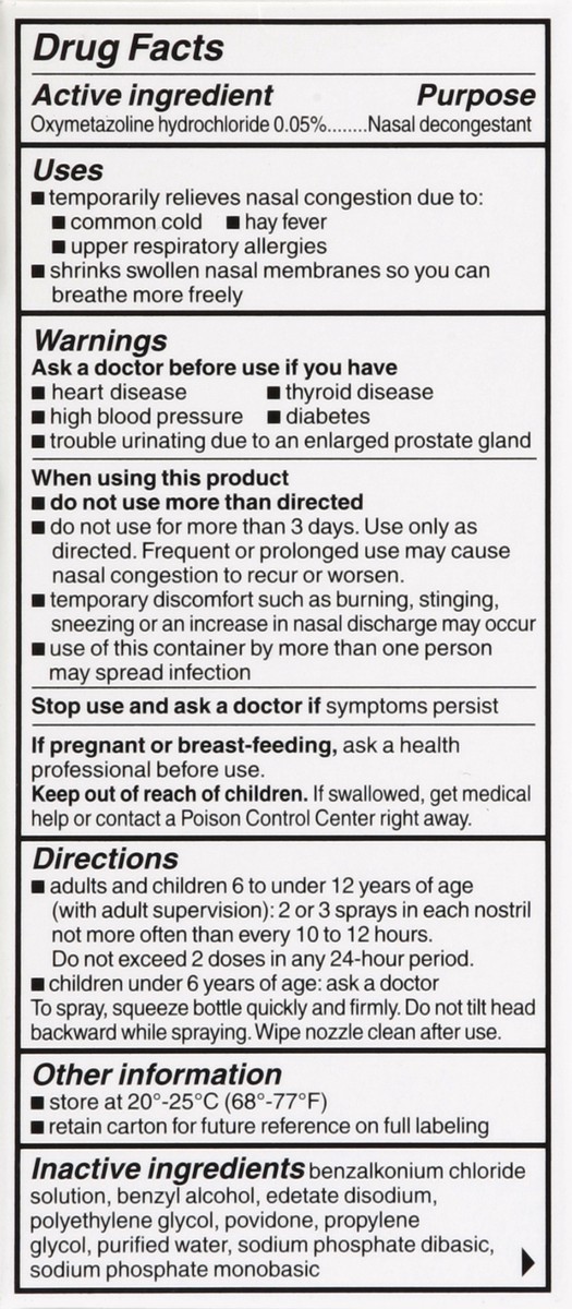 slide 6 of 6, Kroger Maximum Strength Original Nasal Spray, 1 fl oz