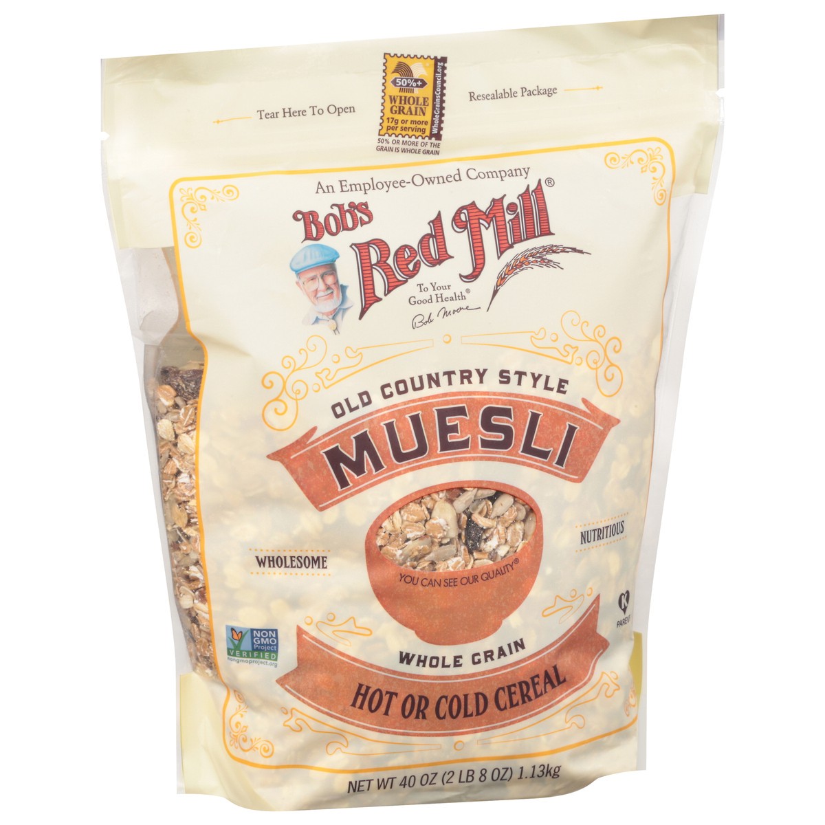 slide 3 of 9, Bob's Red Mill Old Country Style Muesli 40 oz, 40 oz