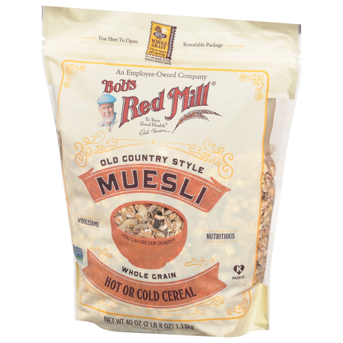 slide 7 of 9, Bob's Red Mill Old Country Style Muesli 40 oz, 40 oz