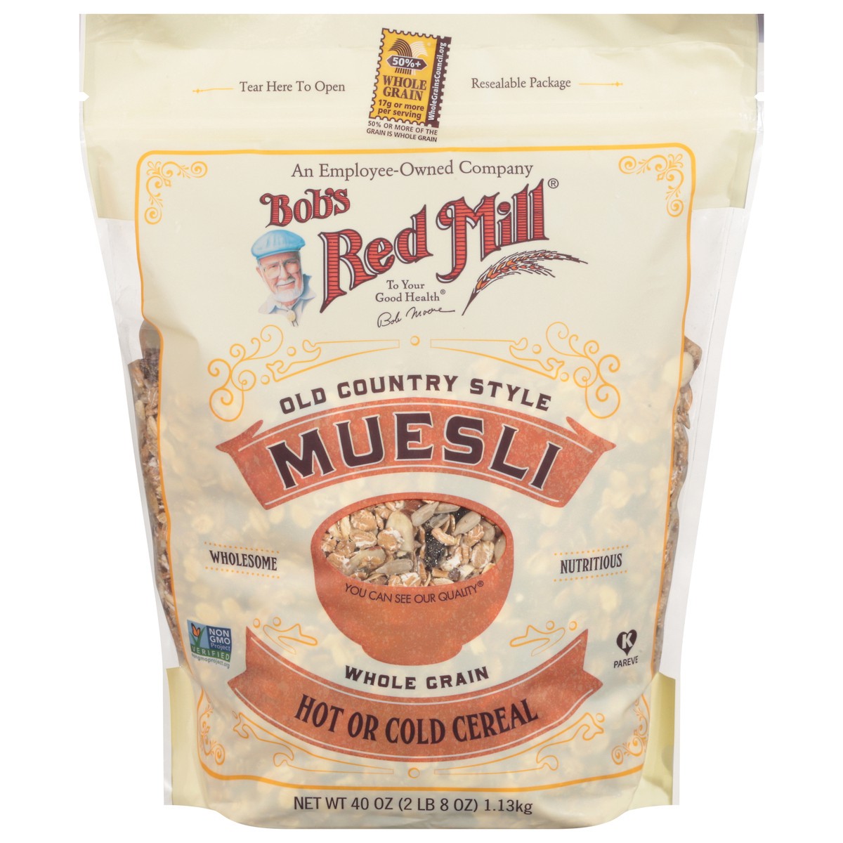 slide 1 of 9, Bob's Red Mill Old Country Style Muesli 40 oz, 40 oz