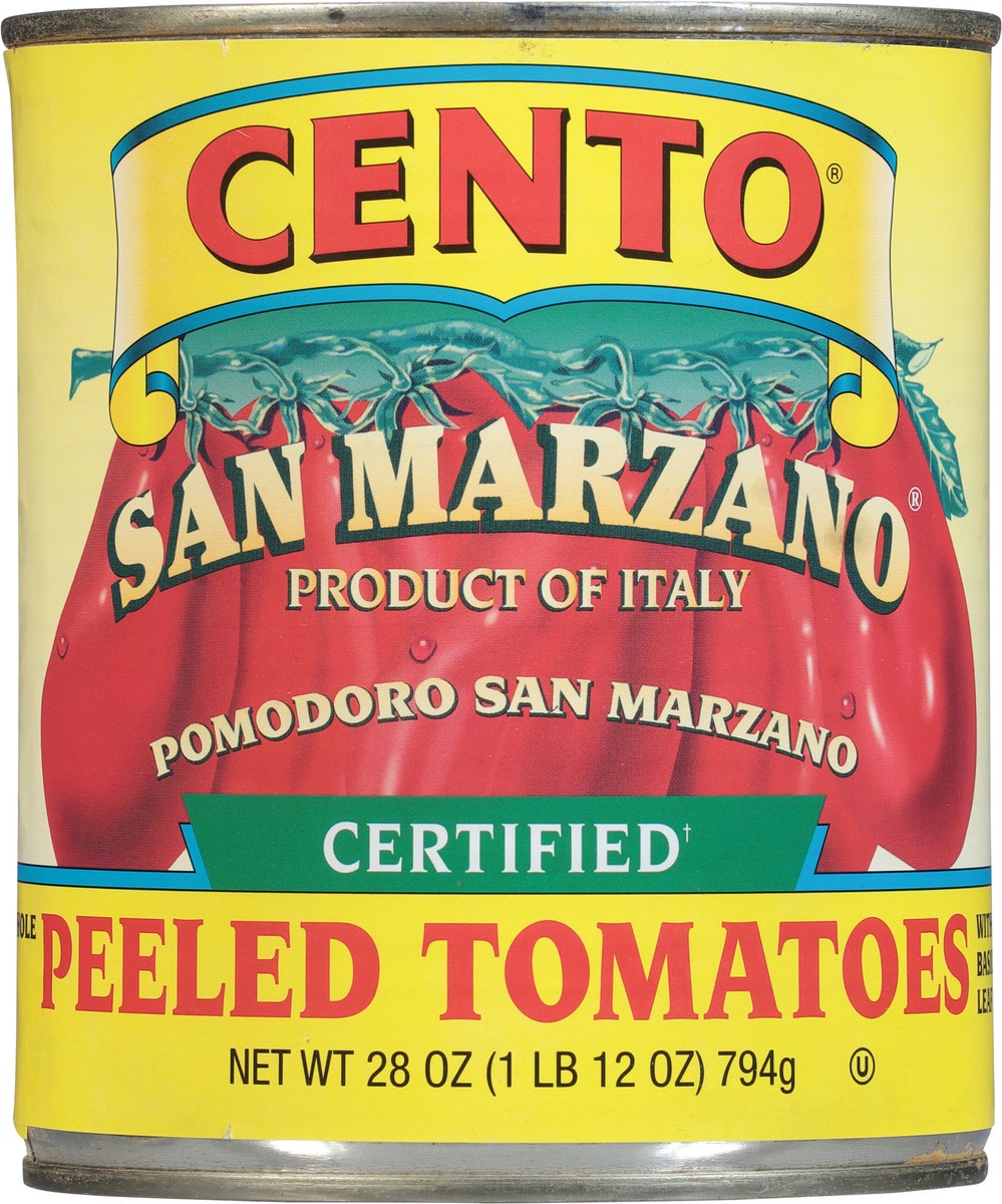 slide 2 of 9, Cento Plant Based San Marazano Tomato, 28 oz