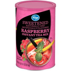 Kroger Sweetened Raspberry Instant Iced Tea Mix