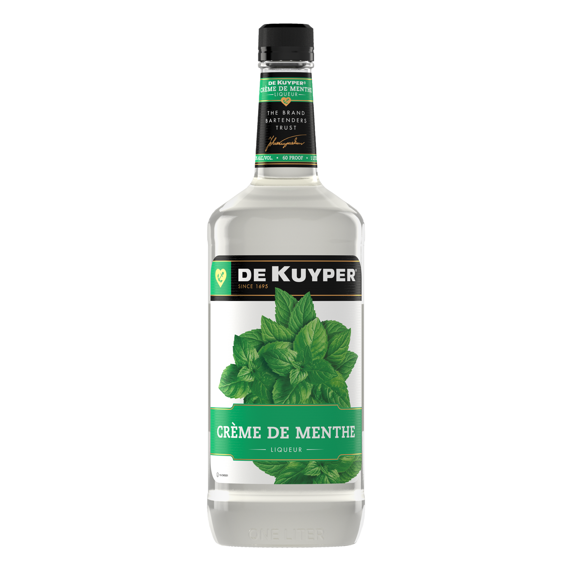 slide 2 of 2, Dekuyper Natural Creme De Menthe White, 1 liter