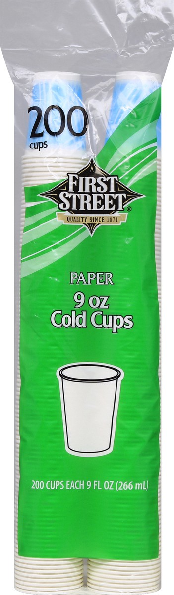 slide 3 of 6, First Street Paper Cold Cups, 200 ct