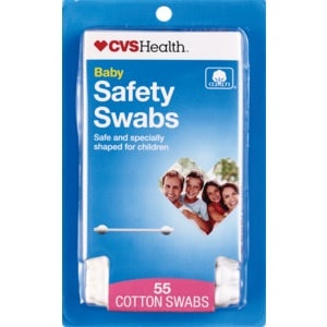 slide 1 of 1, CVS Health Baby Safety Swabs, 55 ct
