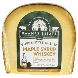Kaamps Estate Gouda-Style Maple Syrup Whiskey Cheese 5.3 oz