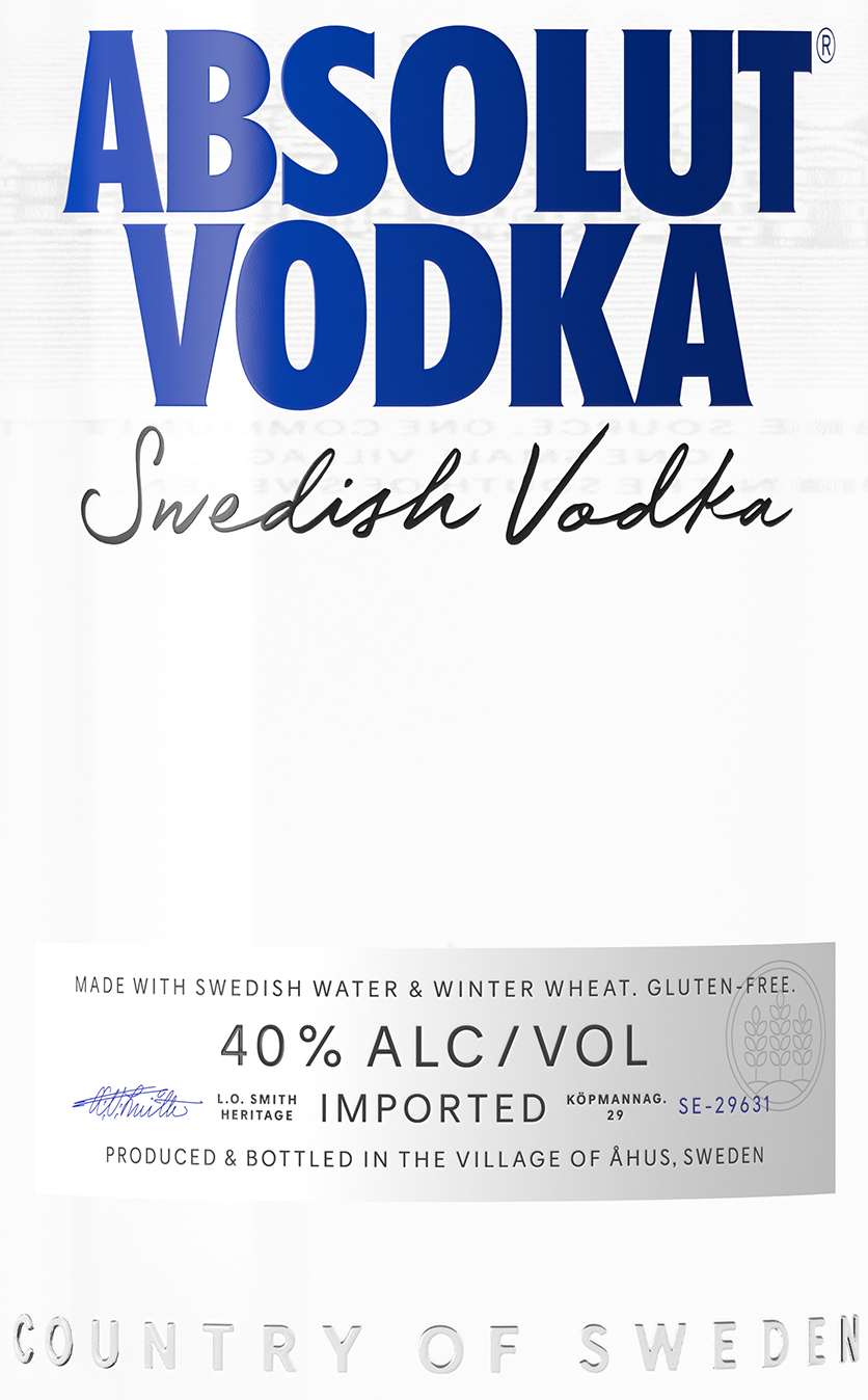 slide 5 of 10, Absolut Original Vodka, 50 mL Bottle, 40% ABV, 50 ml